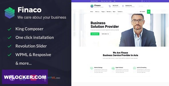 Finaco v2.8 – Consulting & Business WordPress Theme