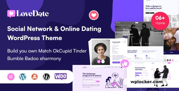 LoveDate v3.5.5 – Social Dating Network WordPress Theme