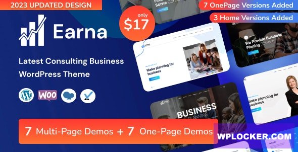 Earna 1.1.2 – Consulting Business WordPress Theme