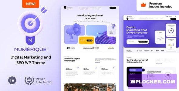 Numérique v15 – SEO Digital Marketing WordPress  nulled
