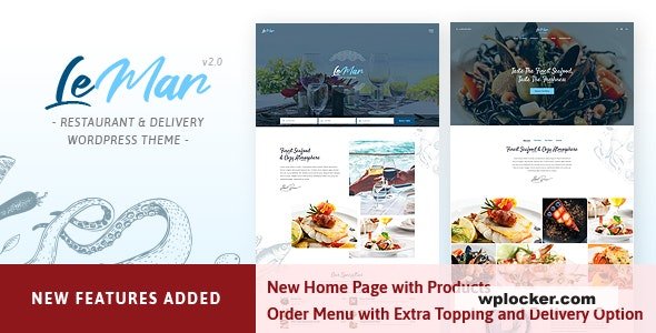 LeMar v2.4 – Seafood Restaurant WordPress Theme