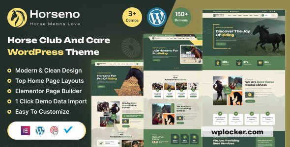 Horseno v1.1.0 – Horse Club & Riding Sports WordPress Theme