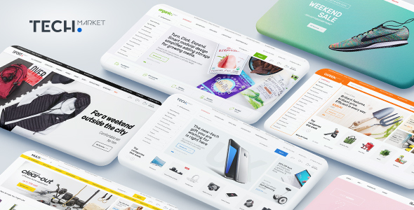 Techmarket v1.5.2 – Multi-demo & Electronics Store Theme