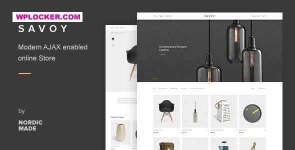 Savoy v3.1.01 – Minimalist AJAX WooCommerce Theme