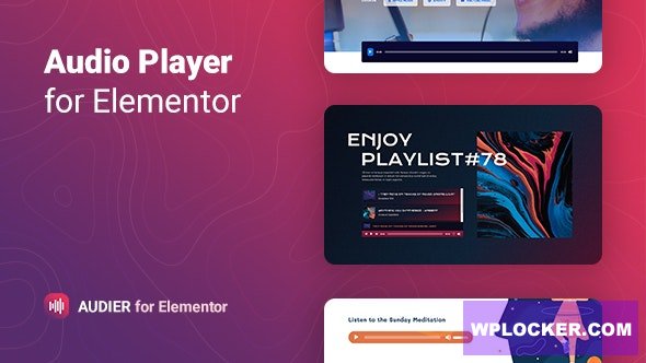 Audier v1.0.9 – Audio Player with Controls Builder for Elementor