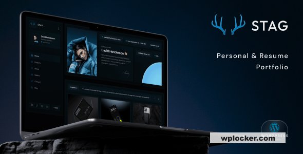 STAG v1.0.8 – Personal Portfolio WordPress Theme