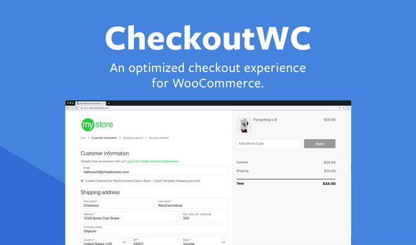 CheckoutWC v10.3.1 – Optimized Checkout Page for WooCommerce