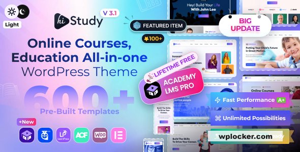 HiStudy v3.1.0 – Education WordPress Theme