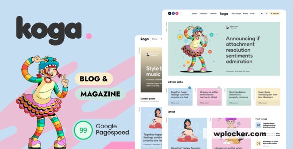 Koga v1.0.8 – Blog & Magazine WordPress Theme