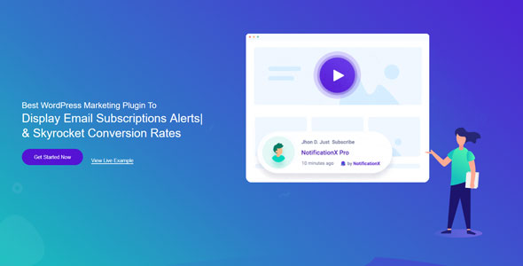 NotificationX v3.0.5 – Best WordPress Marketing Plugin  nulled