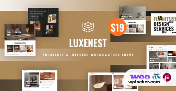 LuxeNest v1.0.0 – Furniture & Interior WooCommerce WordPress Theme