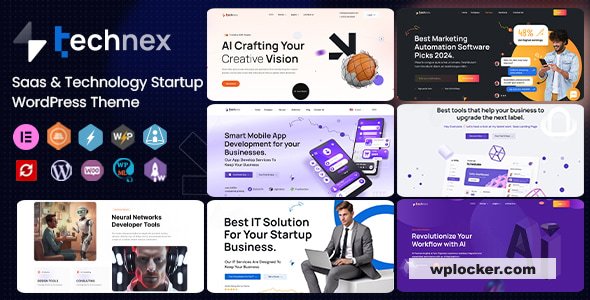 Technex v1.0.3 – Elementor Technology & Software WordPress Theme