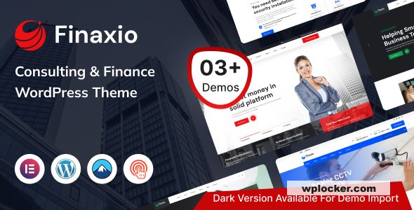 Finaxio v2.0.1 – Consulting & Finance WordPress Theme
