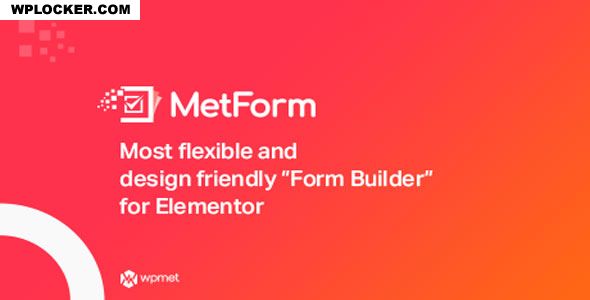 MetForm Pro v3.9.5 – Advanced Elementor Form Builder