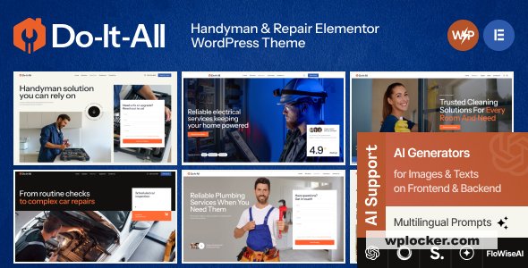 Do-It-All v1.0 – Handyman & Repair Elementor WordPress Theme