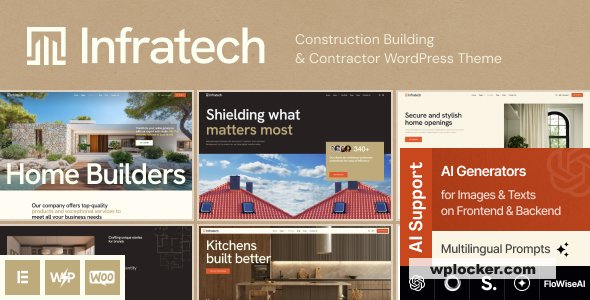 Infratech v1.0 – Construction Building & Contractor WordPress Theme