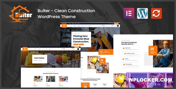 Bulter v1.0.7 – Clean Construction WordPress Theme