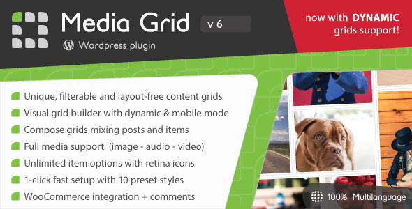 Media Grid v9.2.1 – WordPress Responsive Portfolio