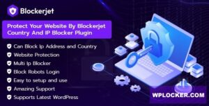 Blockerjet v1.0.1 – IP and Country Blocking WordPress Plugin