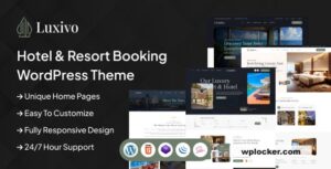Luxivo v1.0 – Hotel & Resort Booking WordPress Theme
