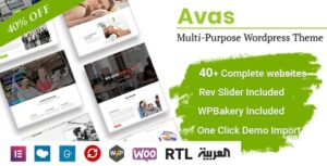 Avas v6.9.11 – Multi-Purpose WordPress Theme  nulled
