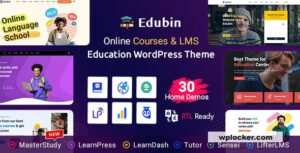 Edubin v9.5.10 – Education LMS WordPress Theme