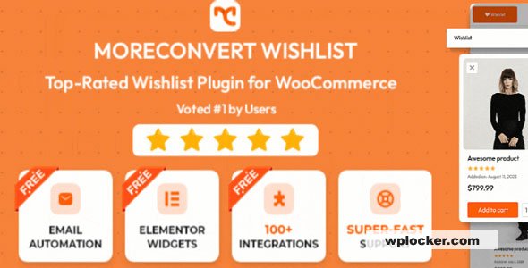 MoreConvert Wishlist for WooCommerce Premium v1.9.11