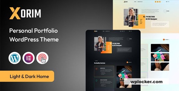 Xorim v1.0 – Personal Portfolio & Resume WordPress Theme