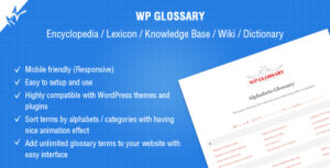WP Glossary v2.9 – Encyclopedia, Lexicon, Knowledge Base