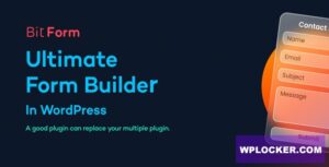 Bit Form Pro v2.14.2 – Ultimate Form Builder In WordPress