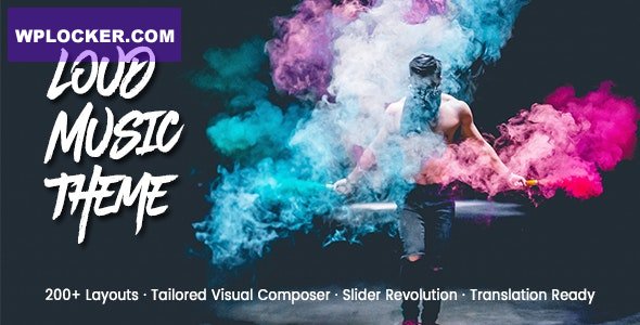 Loud v2.6.93 – A Modern WordPress Theme for the Music Industry