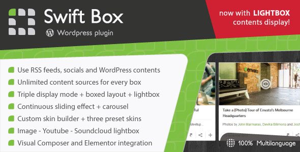 Swift Box v2.13.0 – WordPress Contents Slider and Viewer