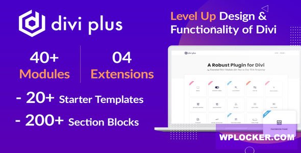 Divi Plus v2.0.1 – 50+ Powerful Modules for Divi Theme