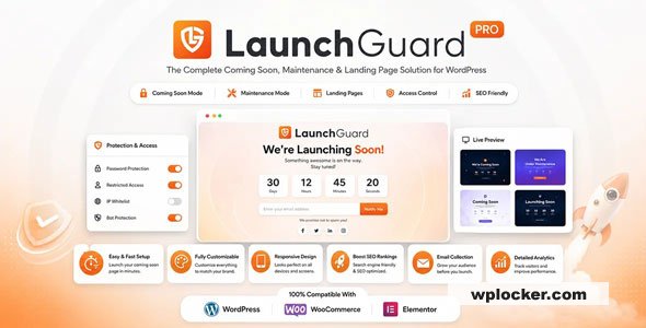 LaunchGuard Pro v1.2.0 – Coming Soon & Maintenance Mode
