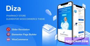 Diza v1.3.18 – Pharmacy Store Elementor WooCommerce Theme
