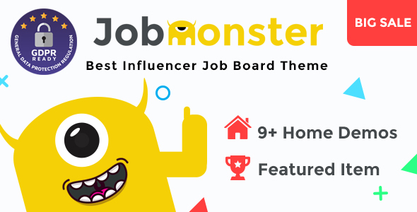 Jobmonster v4.8.6 – Job Board WordPress Theme