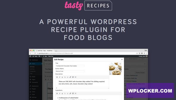 Tasty Recipes v4.0.4 – Recipe Plugin For Food Blogs
