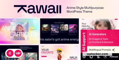 Kawaii v1.0 – Anime Creative Original WordPress Theme