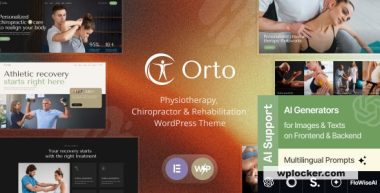 Orto v1.0 – Physiotherapy, Chiropractor & Rehabilitation WordPress Theme