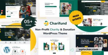 ChariFund v1.4.0 – Charity & Donation Foundation WordPress Theme Multipurpose