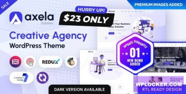 Axela v1.1.8 – Creative Agency & Portfolio WordPress Theme