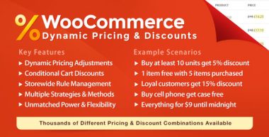 WooCommerce Dynamic Pricing & Discounts v2.5.1
