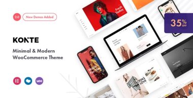 Konte v2.4.11 – Minimal & Modern WooCommerce Theme