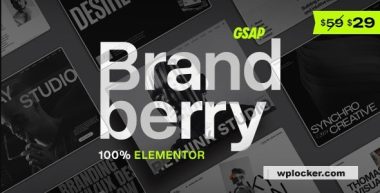 Brandberry v1.0 – Creative Elementor WordPress Theme