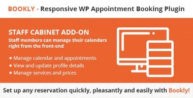 Bookly Staff Cabinet (Add-on) v6.0