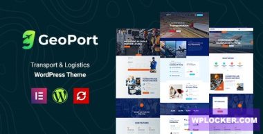 Geoport v3.0.6 – Transport & Logistics WordPress Theme