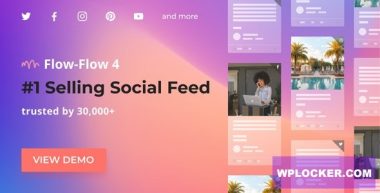 Flow-Flow v4.9.8.6 – WordPress Social Stream Plugin