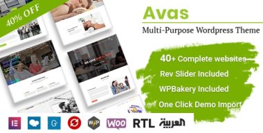 Avas v6.9.11 – Multi-Purpose WordPress Theme  nulled