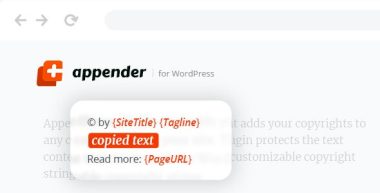 Appender v1.1.2 – Copycat Content Protection for WordPress