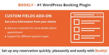 Bookly Custom Fields (Add-on) v5.2